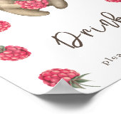 Poster Ours aquarelle - Boissons (Coin)