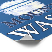 Poster Ours au clair de lune - Mount Rainier, Washington (Coin)