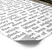 Poster Ours avec Cocktail (Coin)