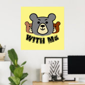 Poster Ours Avec Moi, Ours (Bureau à domicile)