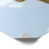 Poster Ours avec papillons du livre (Coin)