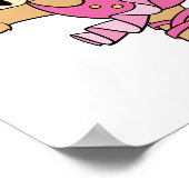 Poster Ours Ballerina mignon (Coin)