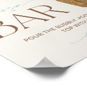 Poster Ours, Ballons Bleus, Ballons À Air Chaud, Bar Momo (Coin)