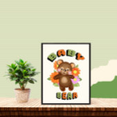 Poster Ours bébé