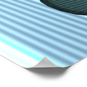 Poster Ours bleu en peluche (Coin)