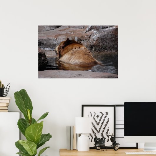 Poster Ours Brown (Bureau à domicile)