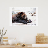 Poster Ours Brown (Cuisine)