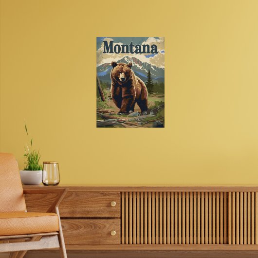 Poster Ours Brown du Montana (Salon 2)