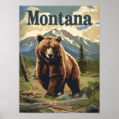 Poster Ours Brown du Montana (Devant)