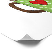 Poster Ours chaud de fille de ChocolateConoisseur (Coin)