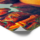 Poster Ours Chubby Manger Cheeseburgers (Coin)