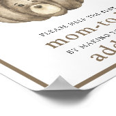 Poster Ours citrouille - Aidez la maman à être occupée (Coin)