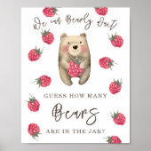 Poster OURS - Combien d'ours y a-t-il dans le pot (Devant)