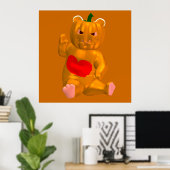 Poster Ours cool Little Halloween (Bureau à domicile)