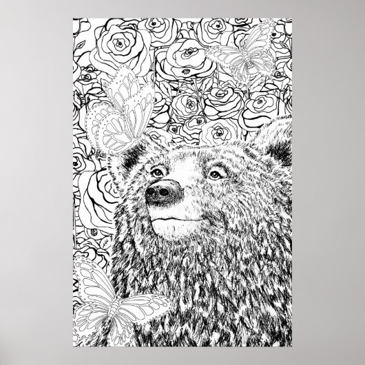 Poster Ours courageux (Devant)