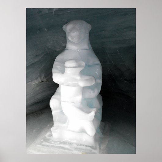 Poster Ours dans la glace (Devant)