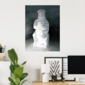 Poster Ours dans la glace (Bureau à domicile)
