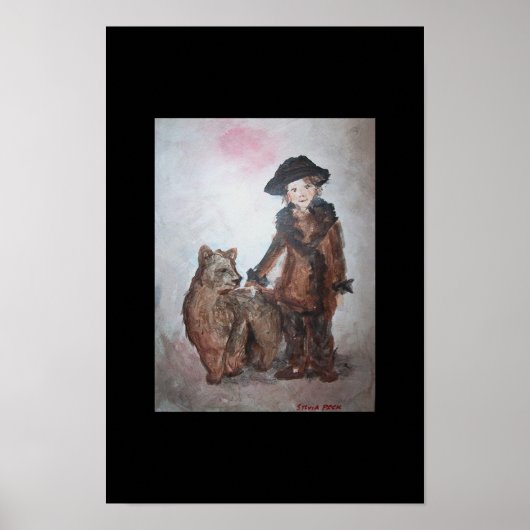 Poster Ours dansant (Devant)