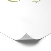 Poster Ours d'aquarelle Woodland Premier anniversaire Bie (Coin)