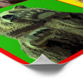POSTER OURS DE 4 M² (Coin)