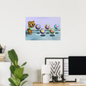 Poster Ours de bébé (Bureau à domicile)