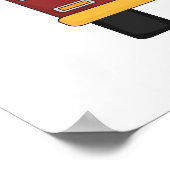 Poster Ours de camion feu rouge (Coin)