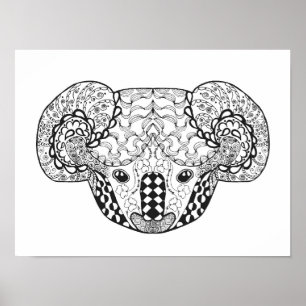 Poster Ours de koala inspiré 2