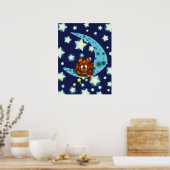 Poster Ours de lune (Cuisine)