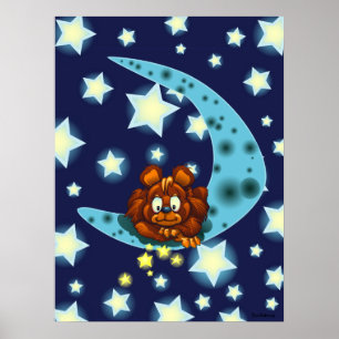 Poster Ours de lune