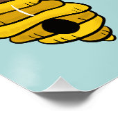 Poster Ours de miel - Le Recycleur (Coin)