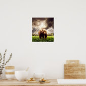 Poster Ours de montagne (Cuisine)