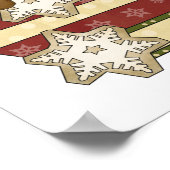 Poster Ours de Noël doux (Coin)