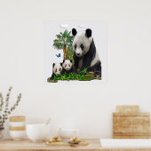 Poster Ours de panda (Cuisine)