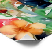 Poster Ours de panda aquarelle (Coin)