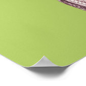 Poster Ours de panda prêt pour l'hiver (Coin)