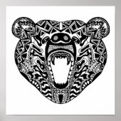 Poster Ours de style 2 (Devant)