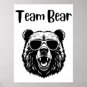Poster Ours d'équipe