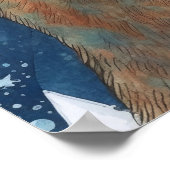 Poster Ours des étoiles et des rayures de rêve (Coin)