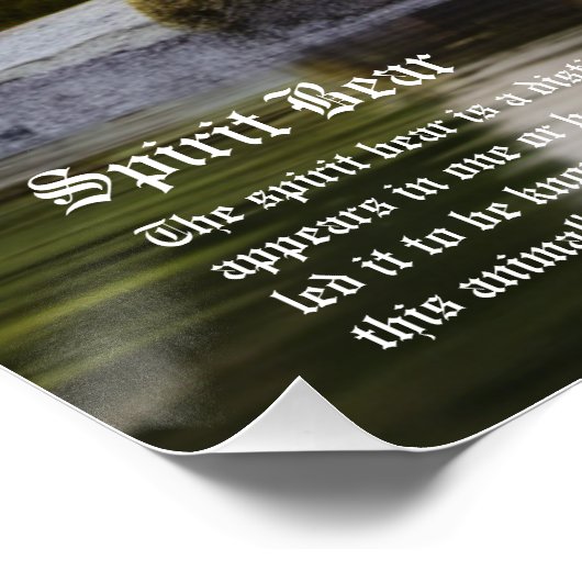 Poster Ours d'esprit (Coin)