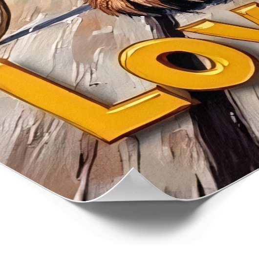 Poster Ours d'harmonie de miel (Coin)