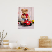 Poster Ours Dinky : Petit Garçon (Cuisine)