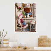 Poster Ours Dinky : Vie de campagne (Cuisine)