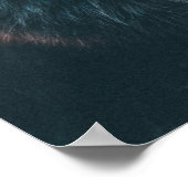 Poster Ours en colère Dents Ours noir Croissance (Coin)