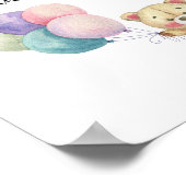 Poster Ours en peluche - Aidez la maman à être occupée (Coin)