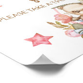 Poster Ours en peluche bébé ours bébé Les bébés sont doux (Coin)