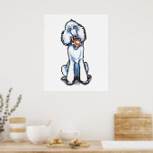Poster Ours en peluche blanc standard (Cuisine)
