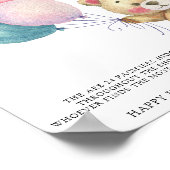 Poster Ours en peluche - chasse à la pacifique jeu de bab (Coin)