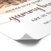 Poster Ours en peluche de saumons neutres Devinez combien (Coin)