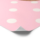 Poster Ours en peluche mignon portant un coeur rouge (Coin)