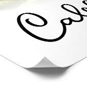 Poster Ours en peluche sur lune étoiles ciel céleste (Coin)